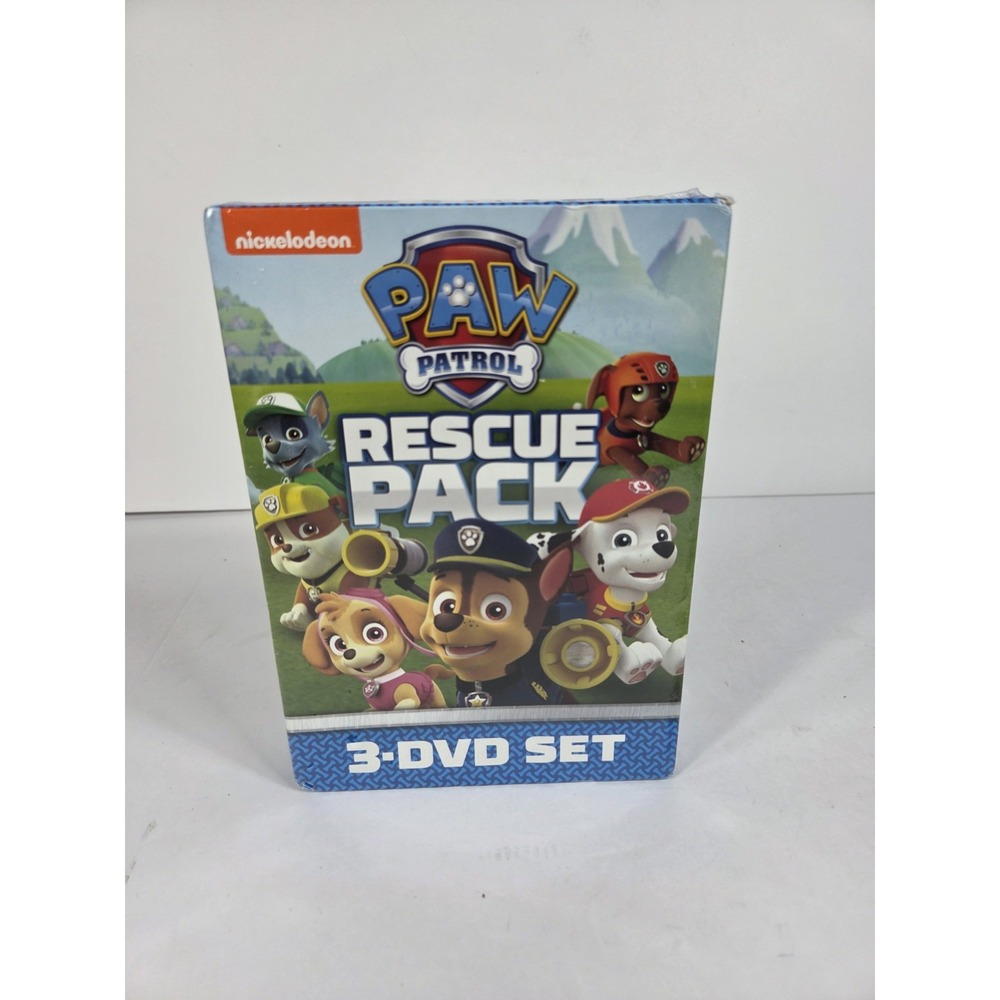 Paw Patrol Rescue Pack 3-DVD Set - NEW SEALED